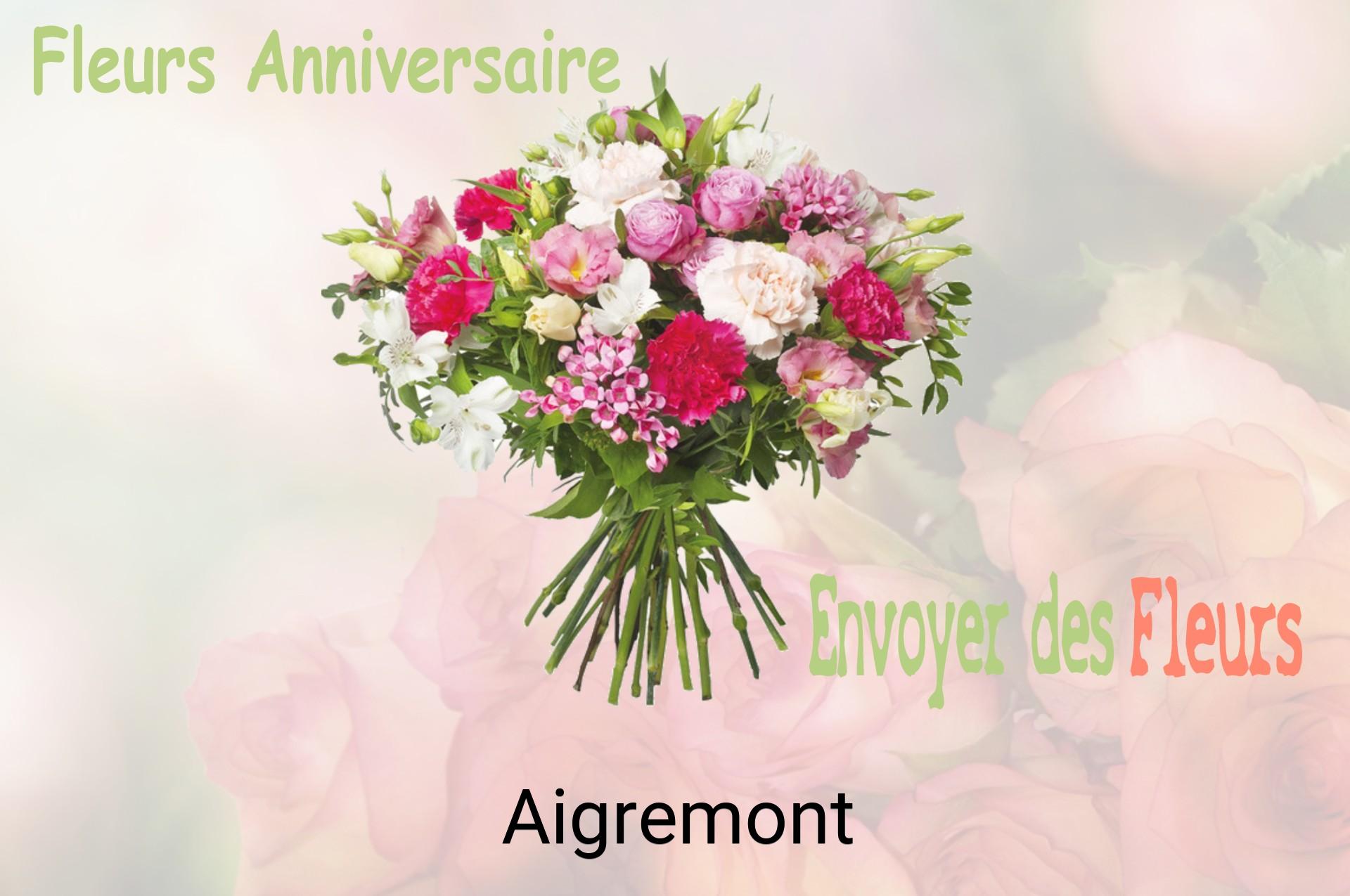 Bouquet de fleurs d’anniversaire livré à Aigremont